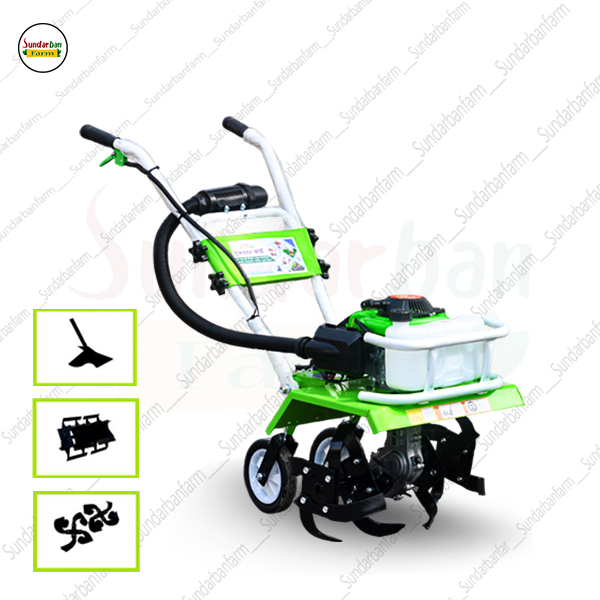 120cc 3Hp Mini power tiller machine full setup